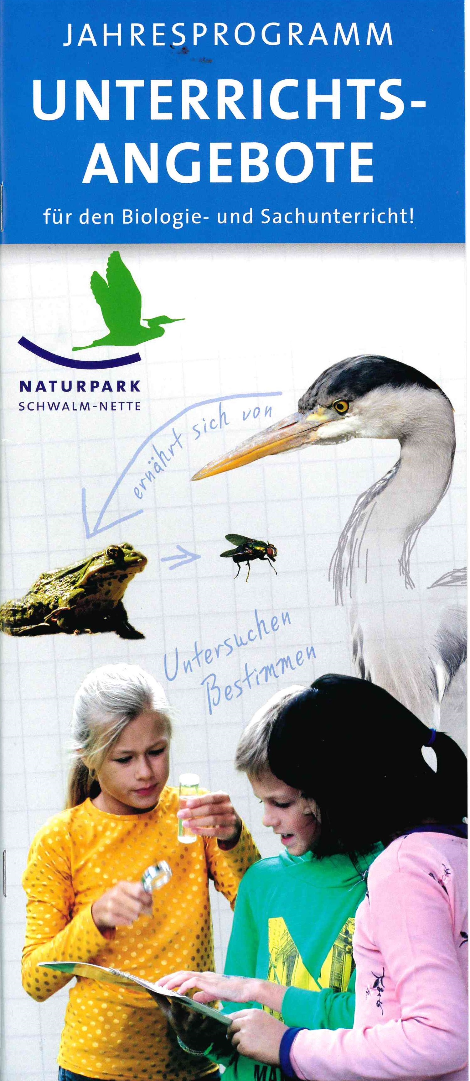 Unterrichtsangebote des Naturparks Schwalm-Nette